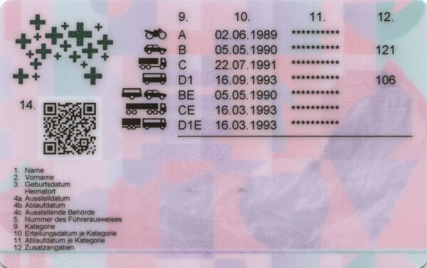Buy Switzerland Drivers License - Image 2